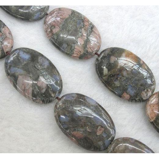 flat stone beads